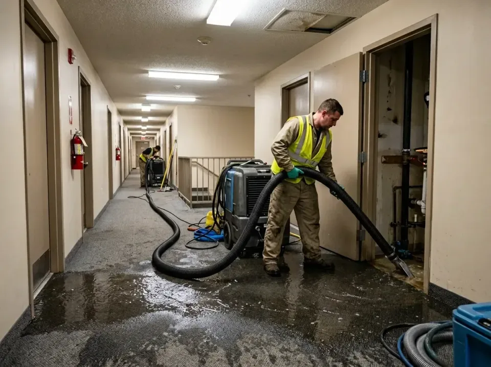 multi-unit-apartment-hallway-f-005 — frequently asked questions, Emergency Burst Pipe Water Extraction & Removal in Zachary,…